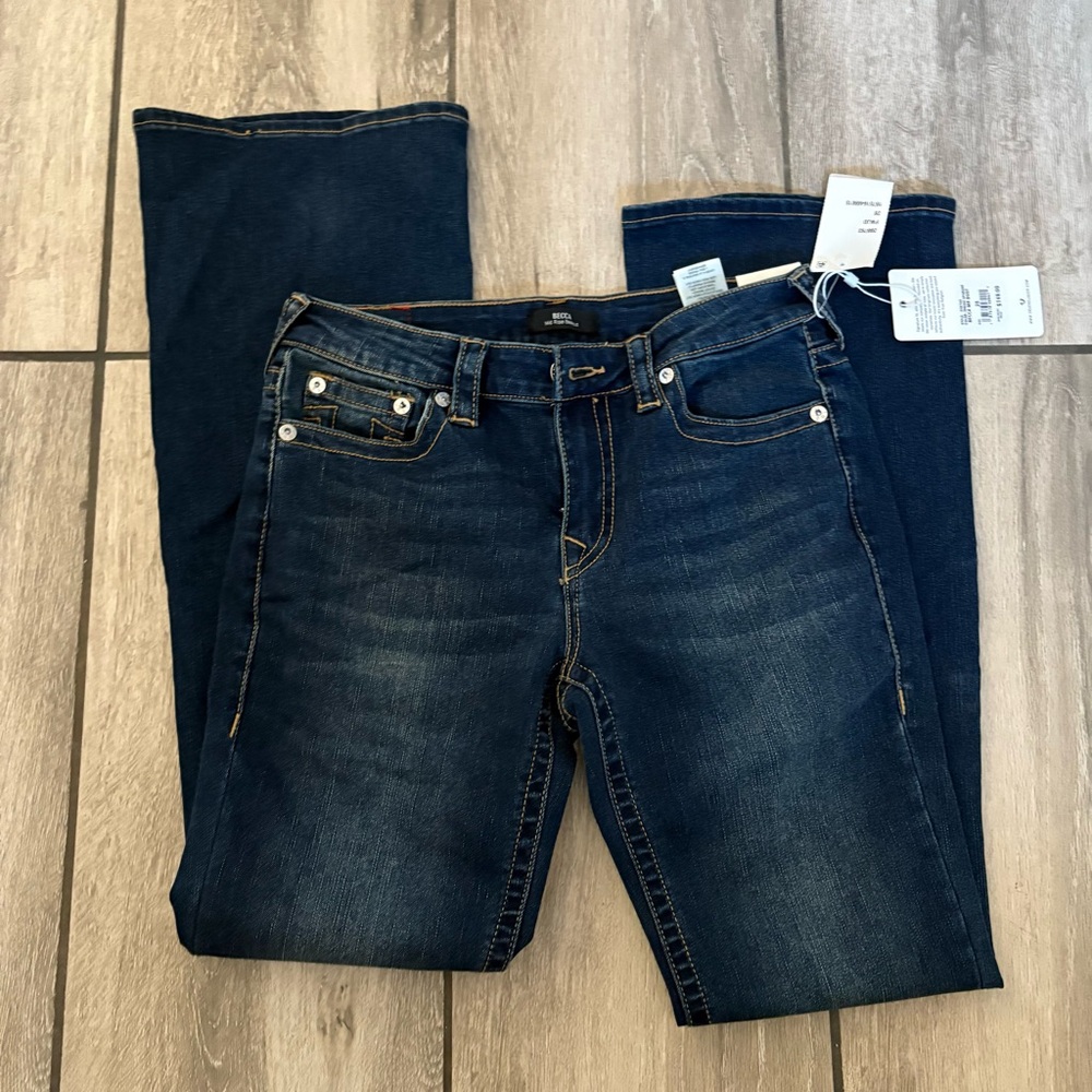 True Religion Dark Blue Boot Cut Jeans